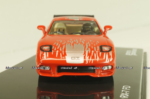Mazda RX-7 FD (Toretto) 1993, Forsage, red, Fast & Furious #14, Altaya 1:43
