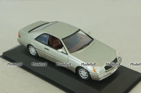 Mercedes-Benz 600 SEC (C140) 1992, silver, 32602, Minichamps 1:43