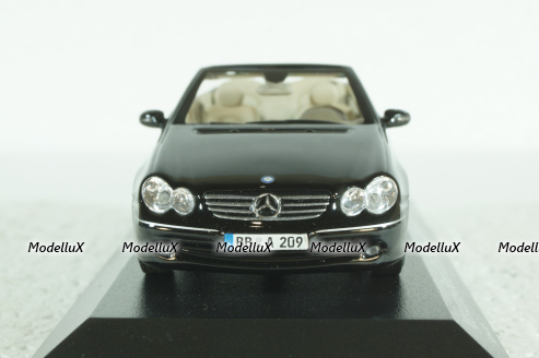 Mercedes CLK Cabriolet (A209) black, 400031430, Minichamps 1:43