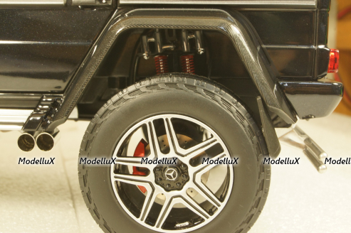 Mercrdes G500 4x4² concept, black, ALM820202, Almost Real 1:18