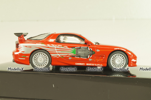 Mazda RX-7 FD (Toretto) 1993, Forsage, red, Fast & Furious #14, Altaya 1:43