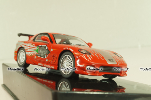 Mazda RX-7 FD (Toretto) 1993, Forsage, red, Fast & Furious #14, Altaya 1:43