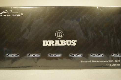 Mercedes G800 Brabus XLP Adventure Pick Up, black, ALM860521, Almost Real 1:18