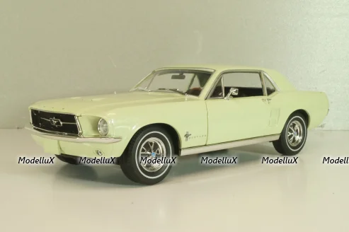 Ford Mustang 1967, light green 13663, Greenlight 1:18