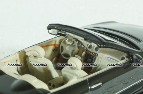 Mercedes CLK Cabriolet (A209) black, 400031430, Minichamps 1:43