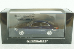 Mercedes CLK 2002 (C209), dark blue, 400031420, Minichamps 1:43 