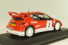 Peugeot 206 WRC #2 Rally Monte Carlo 2003, R.Burns/R.Reid, red, Altaya 1:43