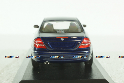 Mercedes CLK 2002 (C209), dark blue, 400031420, Minichamps 1:43