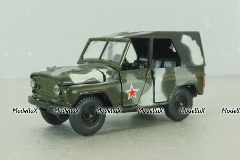 Уаз-469, камуфлированный , Агат 1:43
