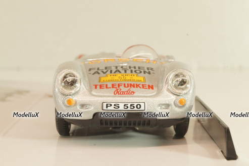 Porsche 550A Spyder #55 1956, silver, Cararama 1:43