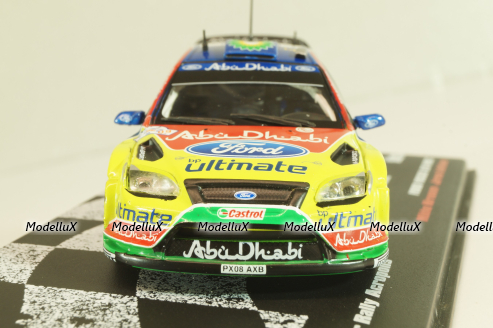 Ford Focus RS WRC #3 Winner Rally Acropolis 2009, Hirvonen/Lehtinen, CMC021, Altaya 1:43