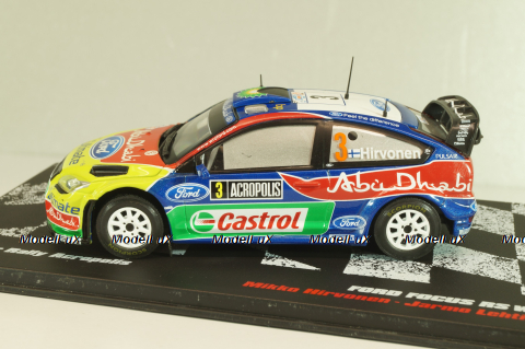 Ford Focus RS WRC #3 Winner Rally Acropolis 2009, Hirvonen/Lehtinen, CMC021, Altaya 1:43