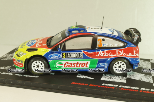 Ford Focus RS WRC #3 Winner Rally Acropolis 2009, Hirvonen/Lehtinen, CMC021, Altaya 1:43