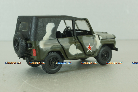 Уаз-469, камуфлированный , Агат 1:43