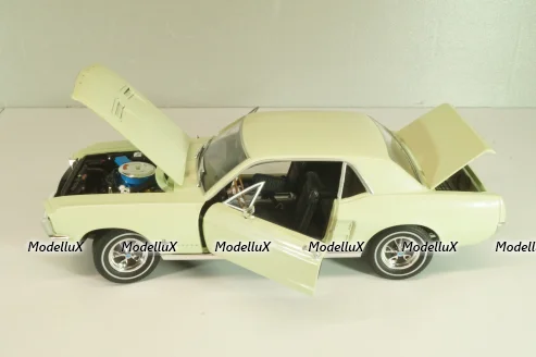 Ford Mustang 1967, light green 13663, Greenlight 1:18