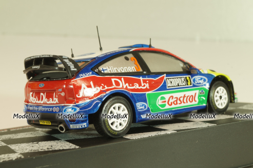 Ford Focus RS WRC #3 Winner Rally Acropolis 2009, Hirvonen/Lehtinen, CMC021, Altaya 1:43