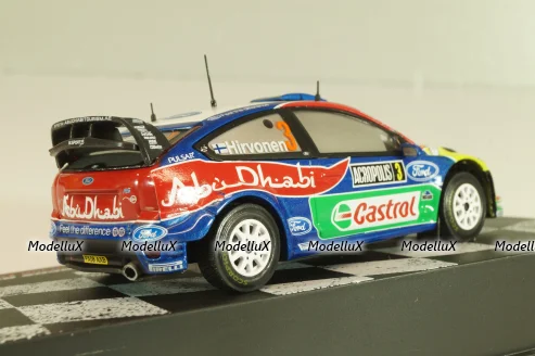 Ford Focus RS WRC #3 Winner Rally Acropolis 2009, Hirvonen/Lehtinen, CMC021, Altaya 1:43