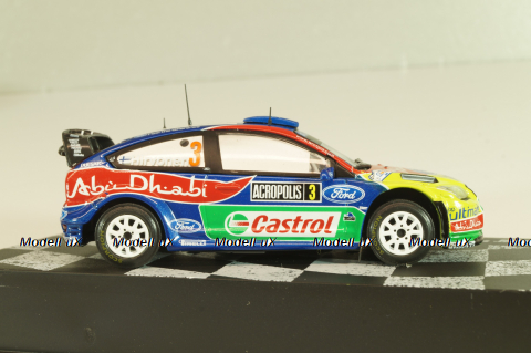 Ford Focus RS WRC #3 Winner Rally Acropolis 2009, Hirvonen/Lehtinen, CMC021, Altaya 1:43