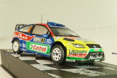 Ford Focus RS WRC #3 Winner Rally Acropolis 2009, Hirvonen/Lehtinen, CMC021, Altaya 1:43