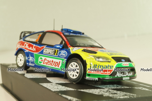 Ford Focus RS WRC #3 Winner Rally Acropolis 2009, Hirvonen/Lehtinen, CMC021, Altaya 1:43