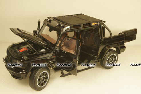 Mercedes G800 Brabus XLP Adventure Pick Up, black, ALM860521, Almost Real 1:18