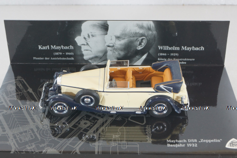 Maybach Zeppelin DS8 1932, beige, B66040309, Minichamps 1:43