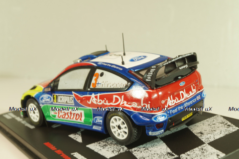 Ford Focus RS WRC #3 Winner Rally Acropolis 2009, Hirvonen/Lehtinen, CMC021, Altaya 1:43
