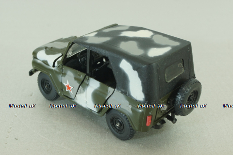 Уаз-469, камуфлированный , Агат 1:43