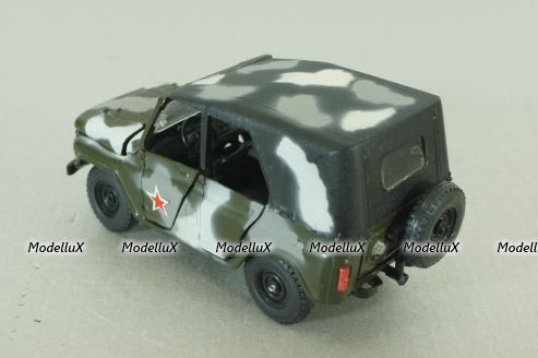Уаз-469, камуфлированный , Агат 1:43