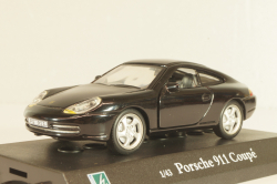 Porsche 911 (996) Coupe 1997, black, Cararama 1:43
