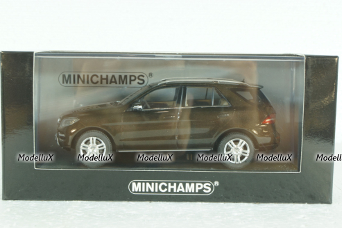 Mercedes ML350, 2011 (W166), brown metallic, 400030101, Minichamps 1:43
