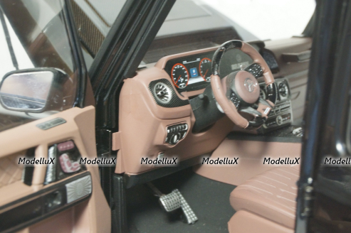 Mercedes G800 Brabus XLP Adventure Pick Up, black, ALM860521, Almost Real 1:18