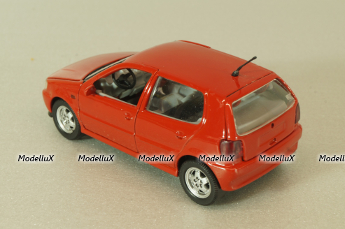 Volkswagen Polo 5-dors (Polo III) 1994, red, 1003R, Schabak 1:43