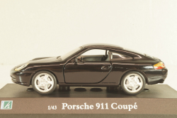 Porsche 911 (996) Coupe 1997, black, Cararama 1:43