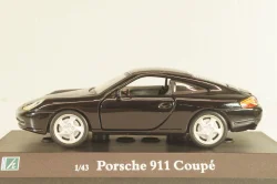 Porsche 911 (996) Coupe 1997, black, Cararama 1:43