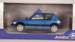 Peugeot 205 GTI blue, 421186300, Solido 1:18