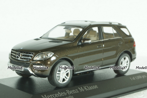 Mercedes ML350, 2011 (W166), brown metallic, 400030101, Minichamps 1:43