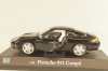 Porsche 911 (996) Coupe 1997, black, Cararama 1:43