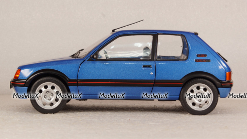 Peugeot 205 GTI blue, 421186300, Solido 1:18