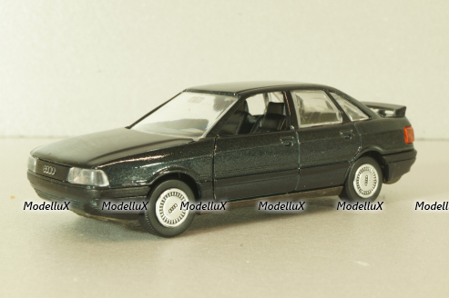 Audi 90 Quattro (B3) 1987, dark blue, 1037, Schabak 1:43