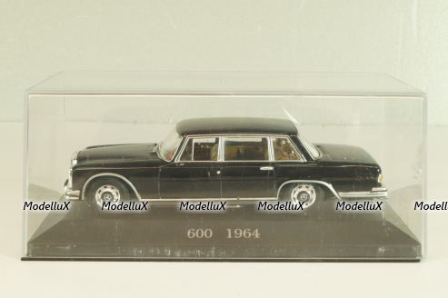 Mercedes-Benz 600 (W100) 1964, black, Altaya, MBOMS056, Mercedes-Benz Offizielle Modell Sammlung #56, 1:43 Уценка!