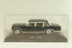 Mercedes-Benz 600 (W100) 1964, black, Altaya, MBOMS056, Mercedes-Benz Offizielle Modell Sammlung #56, 1:43 Уценка!