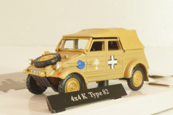 Volkswagen Type 82 (Kübelwagen) 4X4 1939, olive, Cararama 1:43