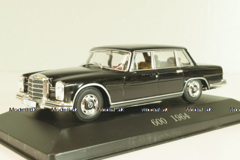 Mercedes-Benz 600 (W100) 1964, black, Altaya, MBOMS056, Mercedes-Benz Offizielle Modell Sammlung #56, 1:43 Уценка!