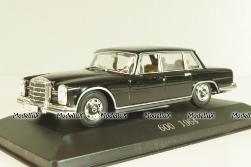 Mercedes-Benz 600 (W100) 1964, black, Altaya, MBOMS056, Mercedes-Benz Offizielle Modell Sammlung #56, 1:43 Уценка!