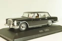 Mercedes-Benz 600 (W100) 1964, black, Altaya, MBOMS056, Mercedes-Benz Offizielle Modell Sammlung #56, 1:43 Уценка!