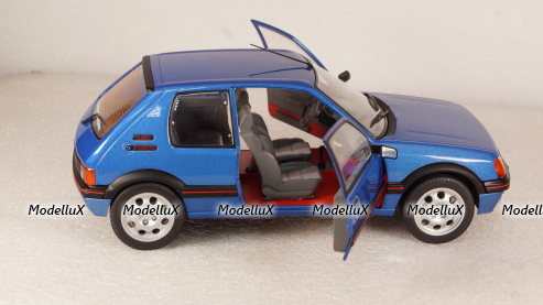 Peugeot 205 GTI blue, 421186300, Solido 1:18
