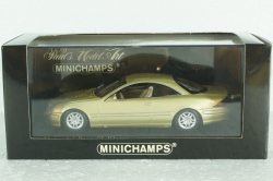Mercedes CL 500 Coupe (C215) 1999, gold, 430038028, Minichamps 1:43 