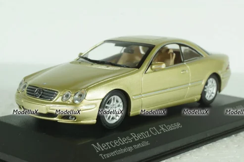 Mercedes CL 500 Coupe (C215) 1999, gold, 430038028, Minichamps 1:43 