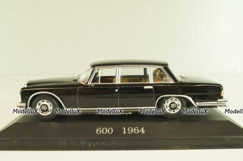Mercedes-Benz 600 (W100) 1964, black, Altaya, MBOMS056, Mercedes-Benz Offizielle Modell Sammlung #56, 1:43 Уценка!